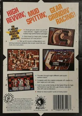 Super Off Road (USA, Europe) (Unl) box cover back